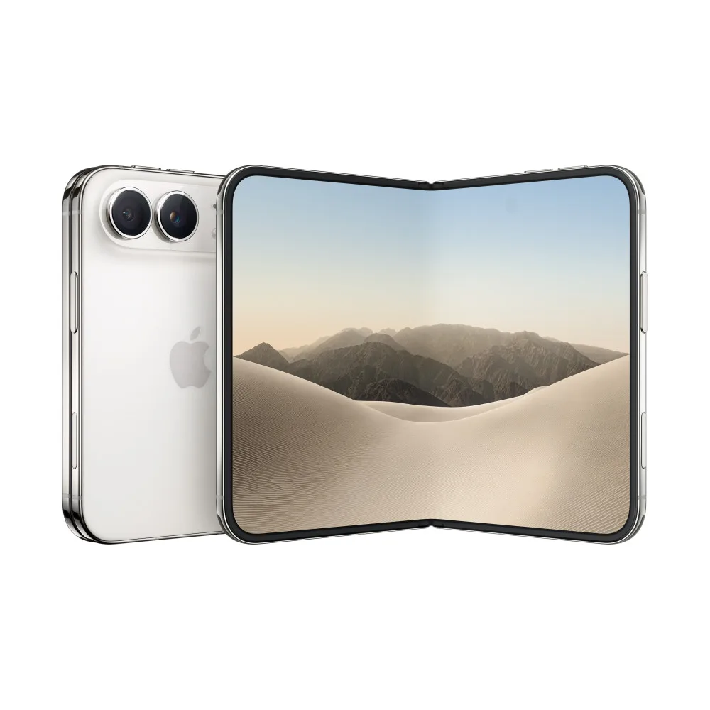 iPhone Duo (256GB) — Foldable iPhone: 7.6-inch inner display, A20 Pro chip, eSIM only (US model).